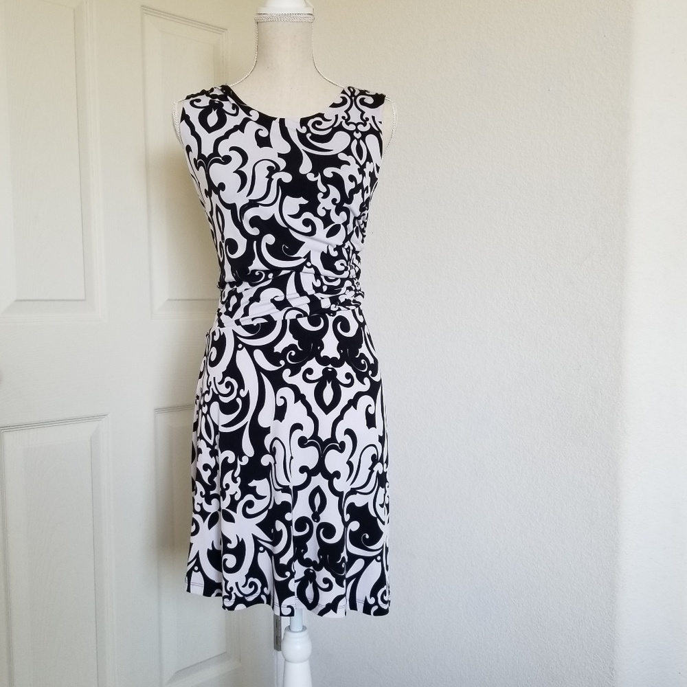Intermission midi print cocktail dress Size 4